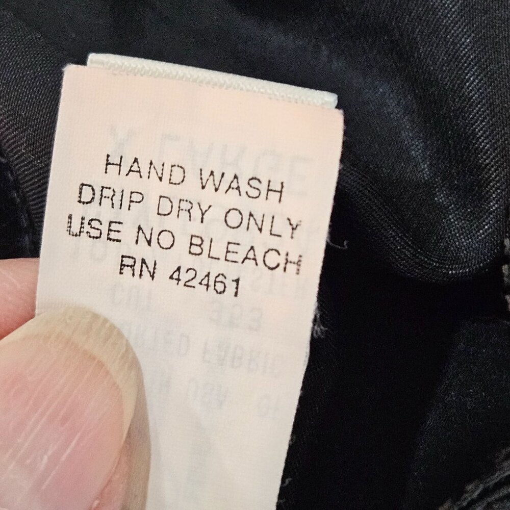 Judith Hart Black Full-Length Slip Skirt XL Vintage Polyester - Picture 6 of 10